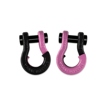 Load image into Gallery viewer, Jowl SxS Recovery Split Shackle 1/2 Black Hole and Pretty Pink Combo Moose Knuckle Offroad