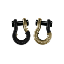 Load image into Gallery viewer, Jowl SxS Recovery Split Shackle 1/2 Black Hole and Brass Knuckle Combo Moose Knuckle Offroad