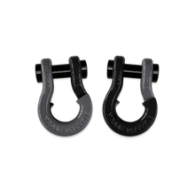 Load image into Gallery viewer, Jowl SxS Recovery Split Shackle 1/2 Gun Gray and Black Hole Combo Moose Knuckle Offroad