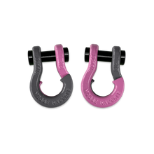 Load image into Gallery viewer, Jowl SxS Recovery Split Shackle 1/2 Gun Gray and Pretty Pink Combo Moose Knuckle Offroad