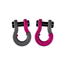 Load image into Gallery viewer, Jowl SxS Recovery Split Shackle 1/2 Gun Gray and Pogo Pink Combo Moose Knuckle Offroad