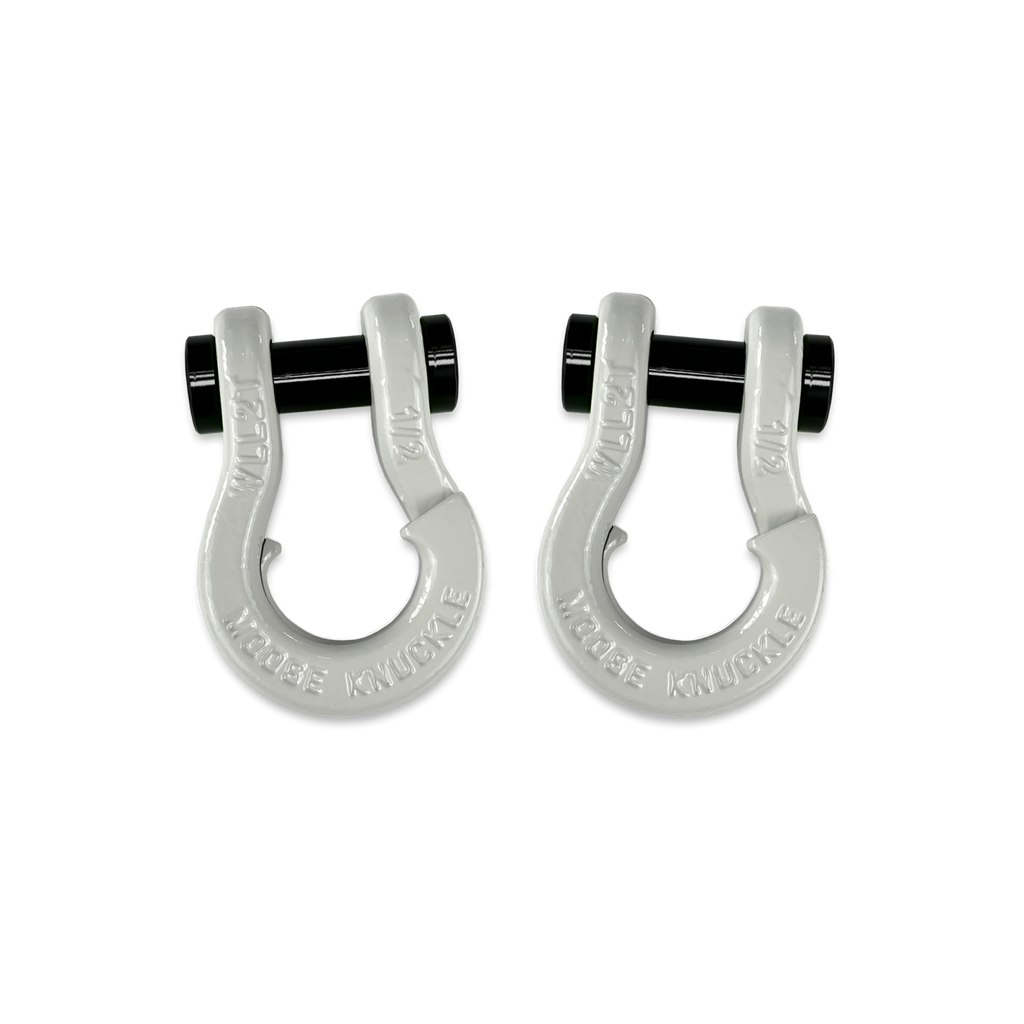 Jowl SxS Recovery Split Shackle 1/2 Pure White and Pure White Combo Moose Knuckle Offroad