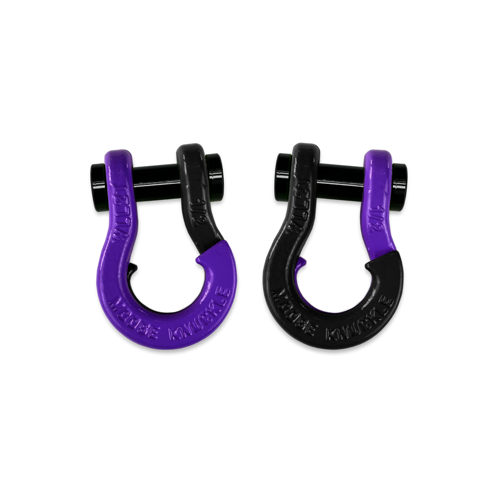 Jowl SxS Recovery Split Shackle 1/2 Grape Escape and Black Hole Combo Moose Knuckle Offroad