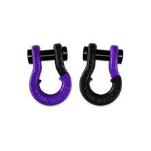 Load image into Gallery viewer, Jowl SxS Recovery Split Shackle 1/2 Grape Escape and Black Hole Combo Moose Knuckle Offroad
