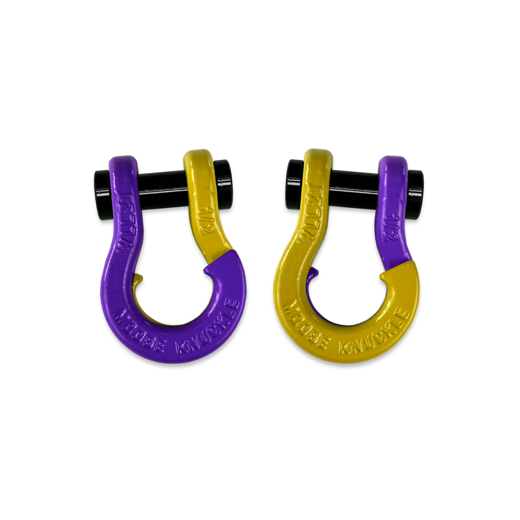 Jowl SxS Recovery Split Shackle 1/2 Grape Escape and Detonator Yellow Combo Moose Knuckle Offroad