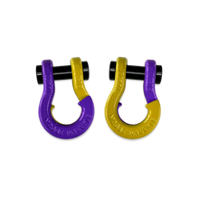 Load image into Gallery viewer, Jowl SxS Recovery Split Shackle 1/2 Grape Escape and Detonator Yellow Combo Moose Knuckle Offroad