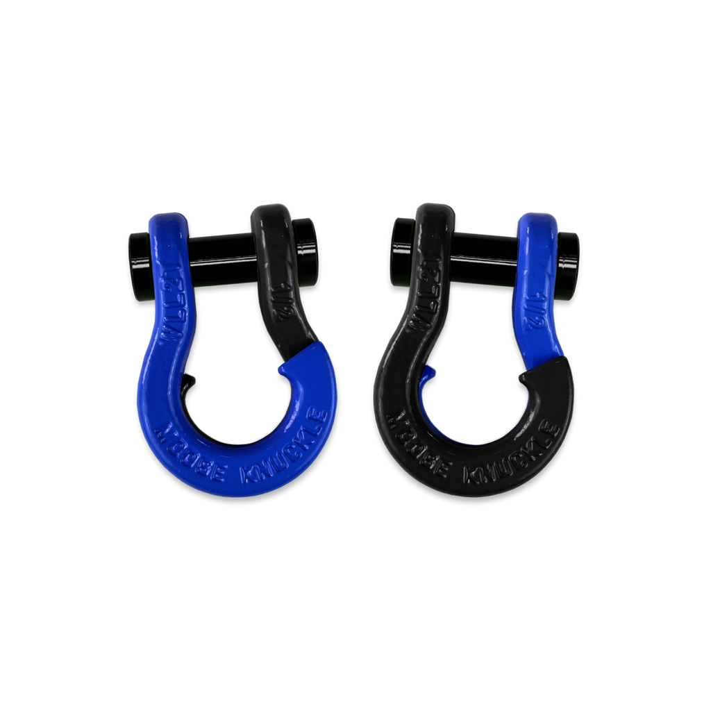 Jowl SxS Recovery Split Shackle 1/2 Blue Balls and Black Hole Combo Moose Knuckle Offroad