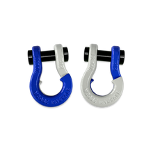 Load image into Gallery viewer, Jowl SxS Recovery Split Shackle 1/2 Blue Balls and Pure White Combo Moose Knuckle Offroad