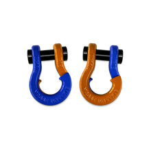 Load image into Gallery viewer, Jowl SxS Recovery Split Shackle 1/2 Blue Balls and Obscene Orange Combo Moose Knuckle Offroad
