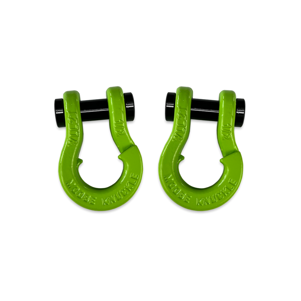 Jowl SxS Recovery Split Shackle 1/2 Sublime Green and Sublime Green Combo Moose Knuckle Offroad
