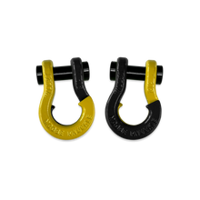 Load image into Gallery viewer, Jowl SxS Recovery Split Shackle 1/2 Detonator Yellow and Black Hole Combo Moose Knuckle Offroad