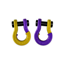 Load image into Gallery viewer, Jowl SxS Recovery Split Shackle 1/2 Detonator Yellow and Grape Escape Combo Moose Knuckle Offroad