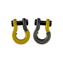 Load image into Gallery viewer, Jowl SxS Recovery Split Shackle 1/2 Detonator Yellow and Raw Dog Combo Moose Knuckle Offroad