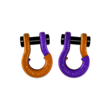Load image into Gallery viewer, Jowl SxS Recovery Split Shackle 1/2 Obscene Orange and Grape Escape Combo Moose Knuckle Offroad