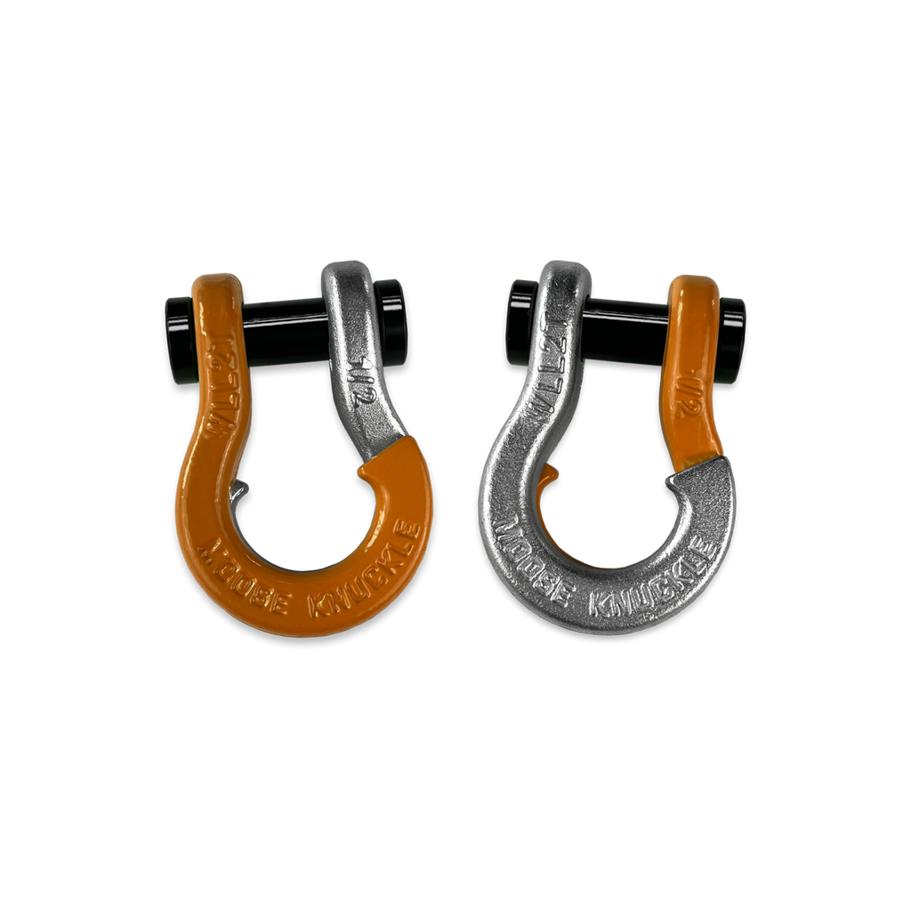 Jowl SxS Recovery Split Shackle 1/2 Obscene Orange and Nice Gal Combo Moose Knuckle Offroad
