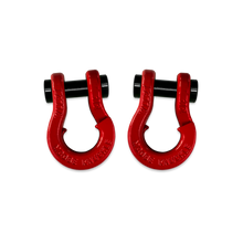 Load image into Gallery viewer, Jowl SxS Recovery Split Shackle 1/2 Flame Red and Flame Red Combo Moose Knuckle Offroad