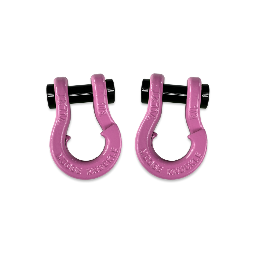 Jowl SxS Recovery Split Shackle 1/2 Pretty Pink and Pretty Pink Combo Moose Knuckle Offroad