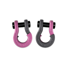 Load image into Gallery viewer, Jowl SxS Recovery Split Shackle 1/2 Pretty Pink and Gun Gray Combo Moose Knuckle Offroad