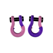 Load image into Gallery viewer, Jowl SxS Recovery Split Shackle 1/2 Pretty Pink and Grape Escape Combo Moose Knuckle Offroad
