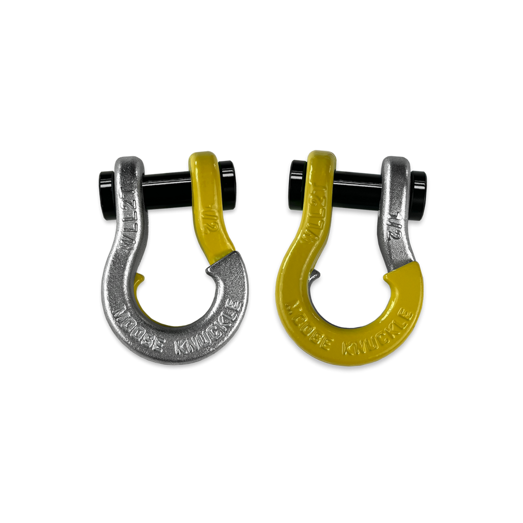 Jowl SxS Recovery Split Shackle 1/2 Nice Gal and Detonator Yellow Combo Moose Knuckle Offroad