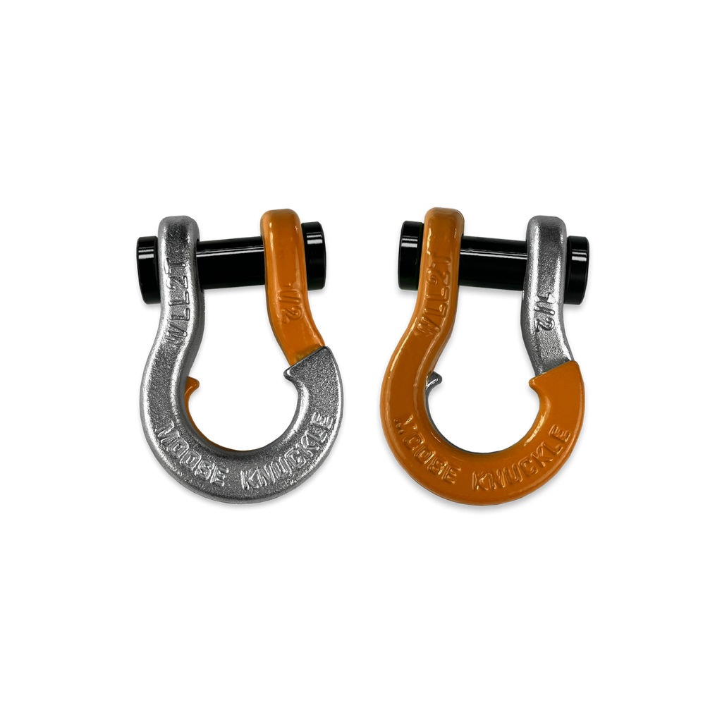 Jowl SxS Recovery Split Shackle 1/2 Nice Gal and Obscene Orange Combo Moose Knuckle Offroad
