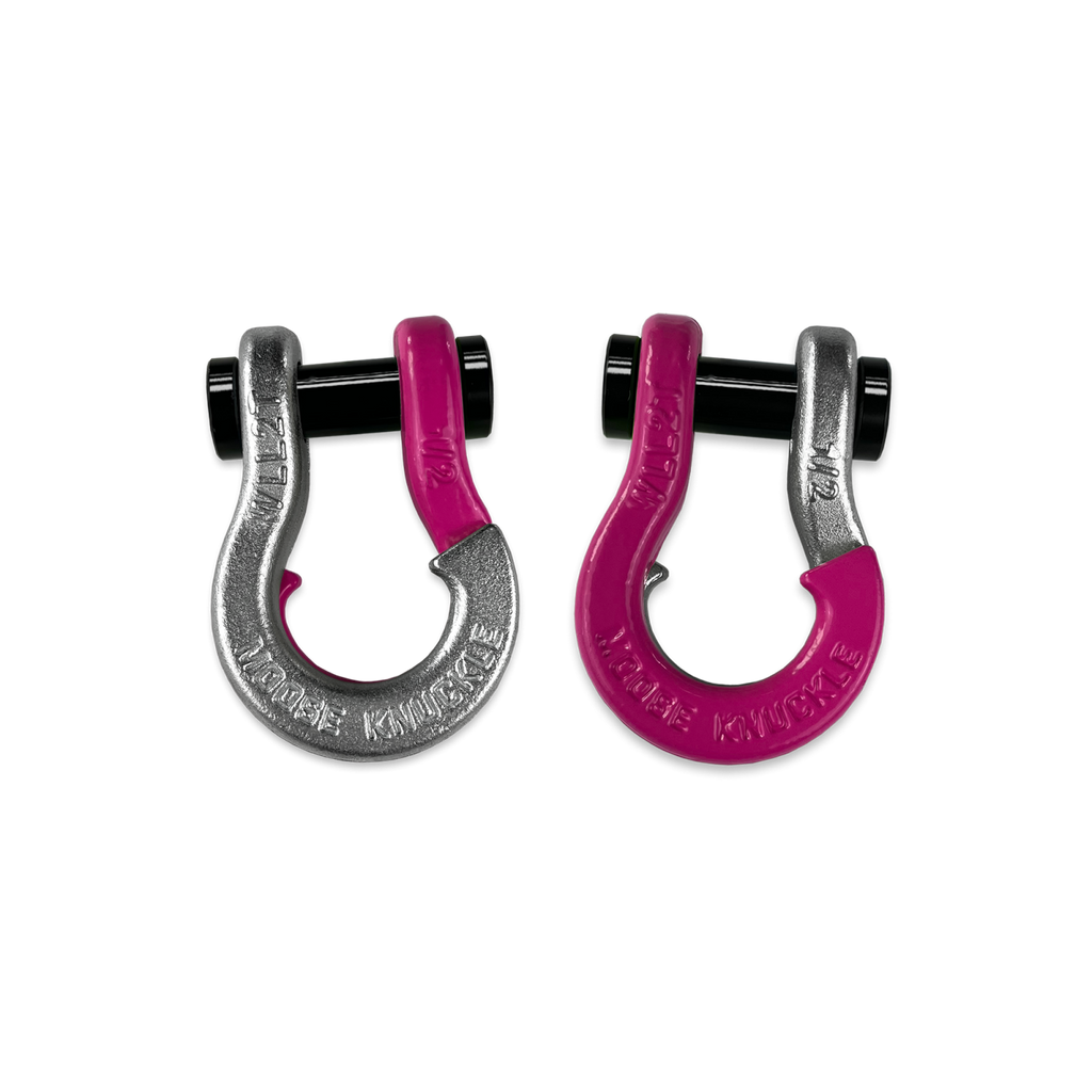 Jowl SxS Recovery Split Shackle 1/2 Nice Gal and Pogo Pink Combo Moose Knuckle Offroad