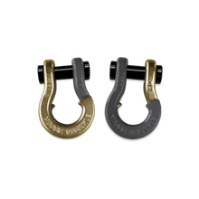 Load image into Gallery viewer, Jowl SxS Recovery Split Shackle 1/2 Brass Knuckle and Gun Gray Combo Moose Knuckle Offroad