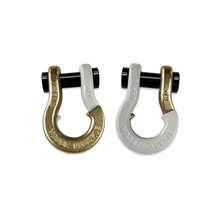 Load image into Gallery viewer, Jowl SxS Recovery Split Shackle 1/2 Brass Knuckle and Pure White Combo Moose Knuckle Offroad
