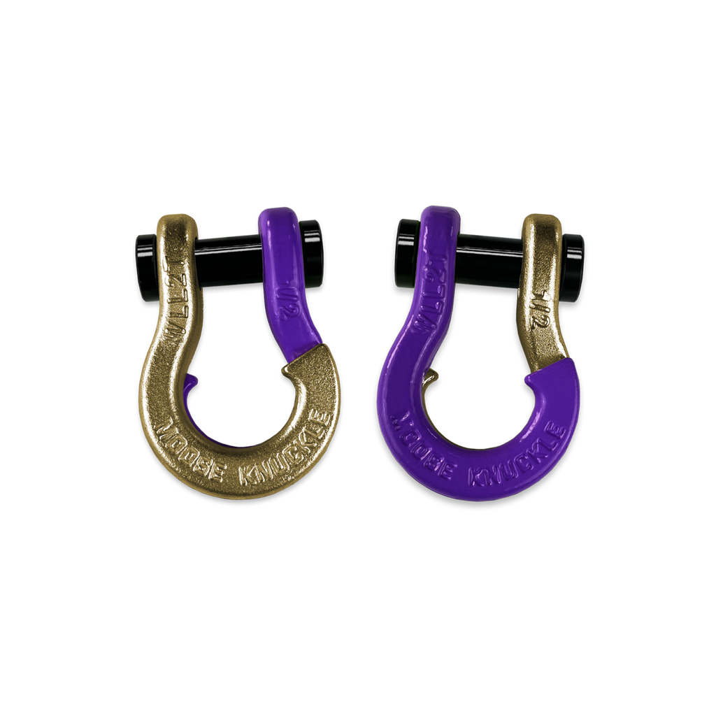 Jowl SxS Recovery Split Shackle 1/2 Brass Knuckle and Grape Escape Combo Moose Knuckle Offroad