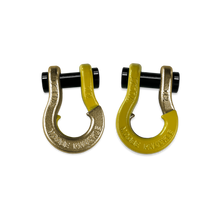 Load image into Gallery viewer, Jowl SxS Recovery Split Shackle 1/2 Brass Knuckle and Detonator Yellow Combo Moose Knuckle Offroad