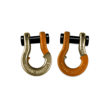 Load image into Gallery viewer, Jowl SxS Recovery Split Shackle 1/2 Brass Knuckle and Obscene Orange Combo Moose Knuckle Offroad