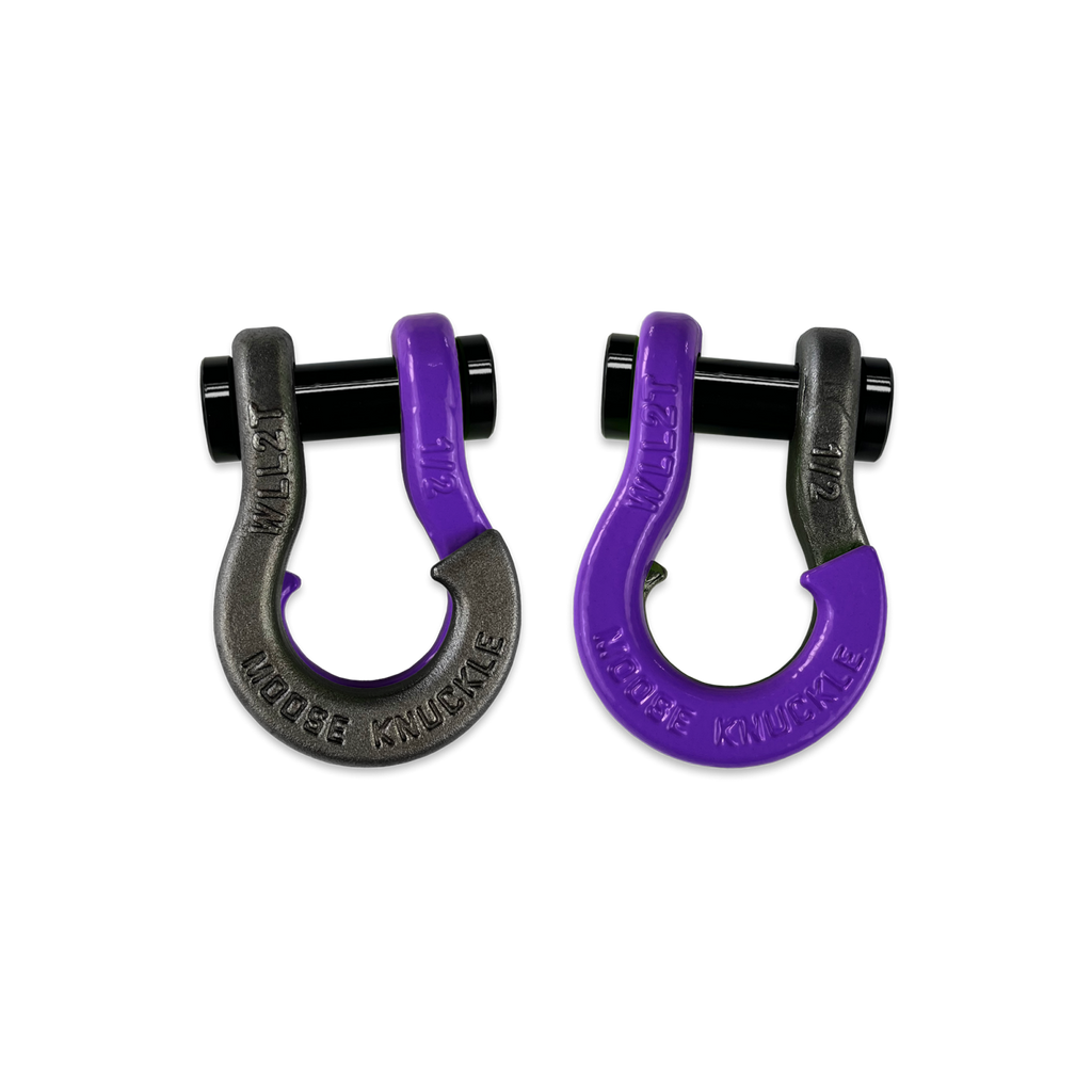 Jowl SxS Recovery Split Shackle 1/2 Raw Dog and Grape Escape Combo Moose Knuckle Offroad