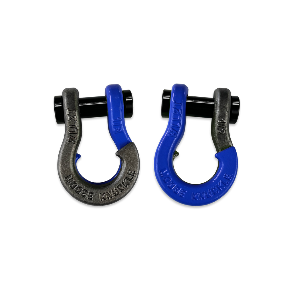 Jowl SxS Recovery Split Shackle 1/2 Raw Dog and Blue Balls Combo Moose Knuckle Offroad