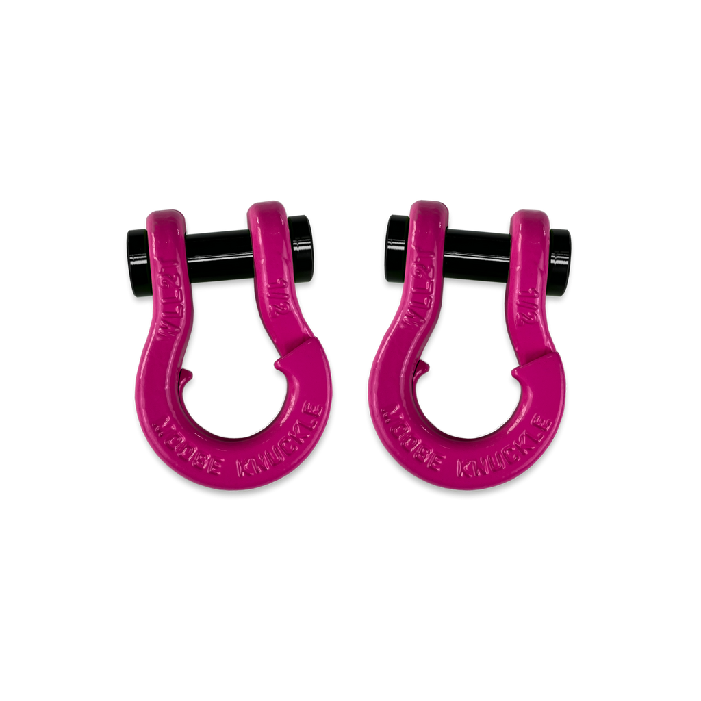 Jowl SxS Recovery Split Shackle 1/2 Pogo Pink and Pogo Pink Combo Moose Knuckle Offroad