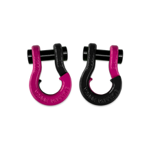 Load image into Gallery viewer, Jowl SxS Recovery Split Shackle 1/2 Pogo Pink and Black Hole Combo Moose Knuckle Offroad