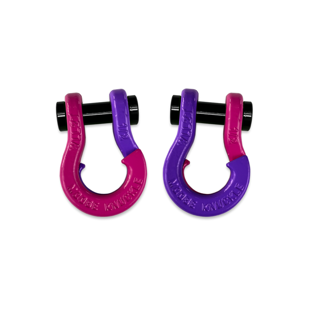 Jowl SxS Recovery Split Shackle 1/2 Pogo Pink and Grape Escape Combo Moose Knuckle Offroad