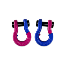 Load image into Gallery viewer, Jowl SxS Recovery Split Shackle 1/2 Pogo Pink and Blue Balls Combo Moose Knuckle Offroad