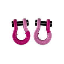 Load image into Gallery viewer, Jowl SxS Recovery Split Shackle 1/2 Pogo Pink and Pretty Pink Combo Moose Knuckle Offroad