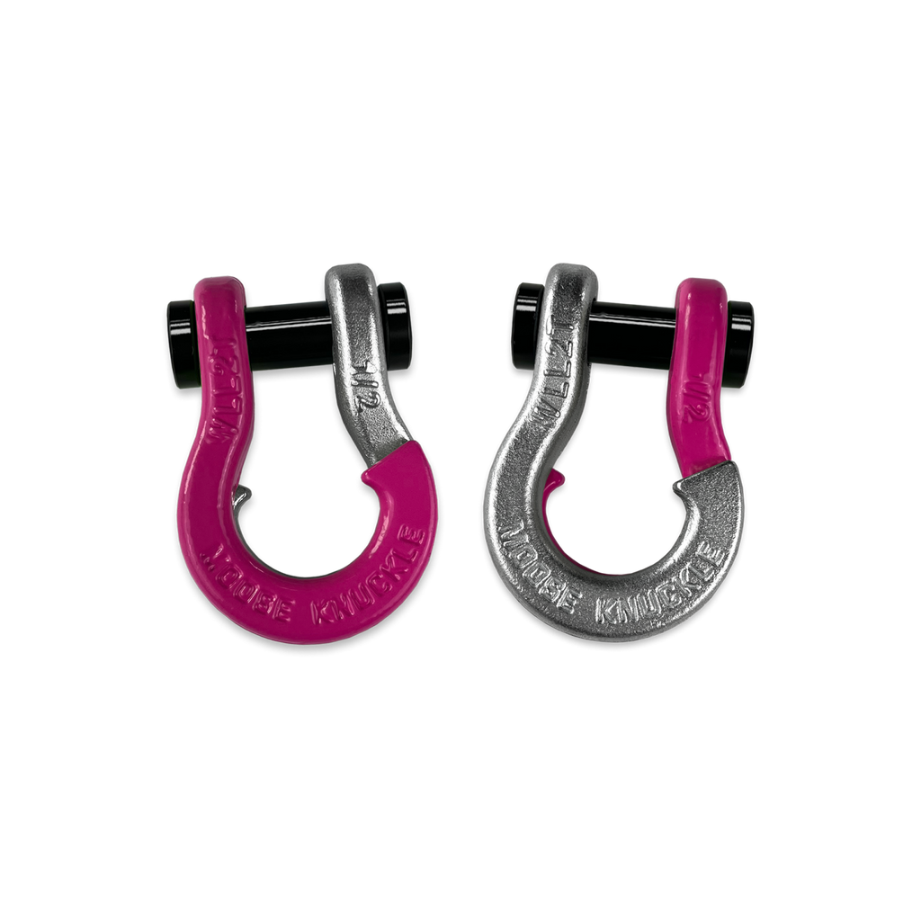 Jowl SxS Recovery Split Shackle 1/2 Pogo Pink and Nice Gal Combo Moose Knuckle Offroad
