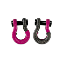 Load image into Gallery viewer, Jowl SxS Recovery Split Shackle 1/2 Pogo Pink and Raw Dog Combo Moose Knuckle Offroad