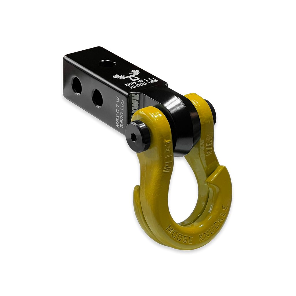 Jowl 3/4 Split Shackle and Mohawk 2.0 Receiver Combo Black Lung / Detonator Yellow Moose Knuckle Offroad