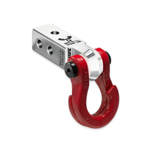 Load image into Gallery viewer, Jowl 3/4 Split Shackle and Mohawk 2.0 Receiver Combo Atomic Silver / Flame Red Moose Knuckle Offroad