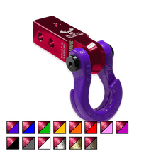 Load image into Gallery viewer, Jowl 3/4 Split Shackle and Mohawk 2.0 Receiver Combo Red Rum / Grape Escape Moose Knuckle Offroad