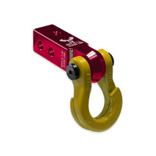 Load image into Gallery viewer, Jowl 3/4 Split Shackle and Mohawk 2.0 Receiver Combo Red Rum / Detonator Yellow Moose Knuckle Offroad