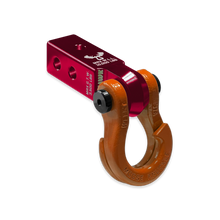 Load image into Gallery viewer, Jowl 3/4 Split Shackle and Mohawk 2.0 Receiver Combo Red Rum / Obscene Orange Moose Knuckle Offroad