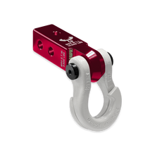 Load image into Gallery viewer, Jowl 3/4 Split Shackle and Mohawk 2.0 Receiver Combo Red Rum / Pure White Moose Knuckle Offroad