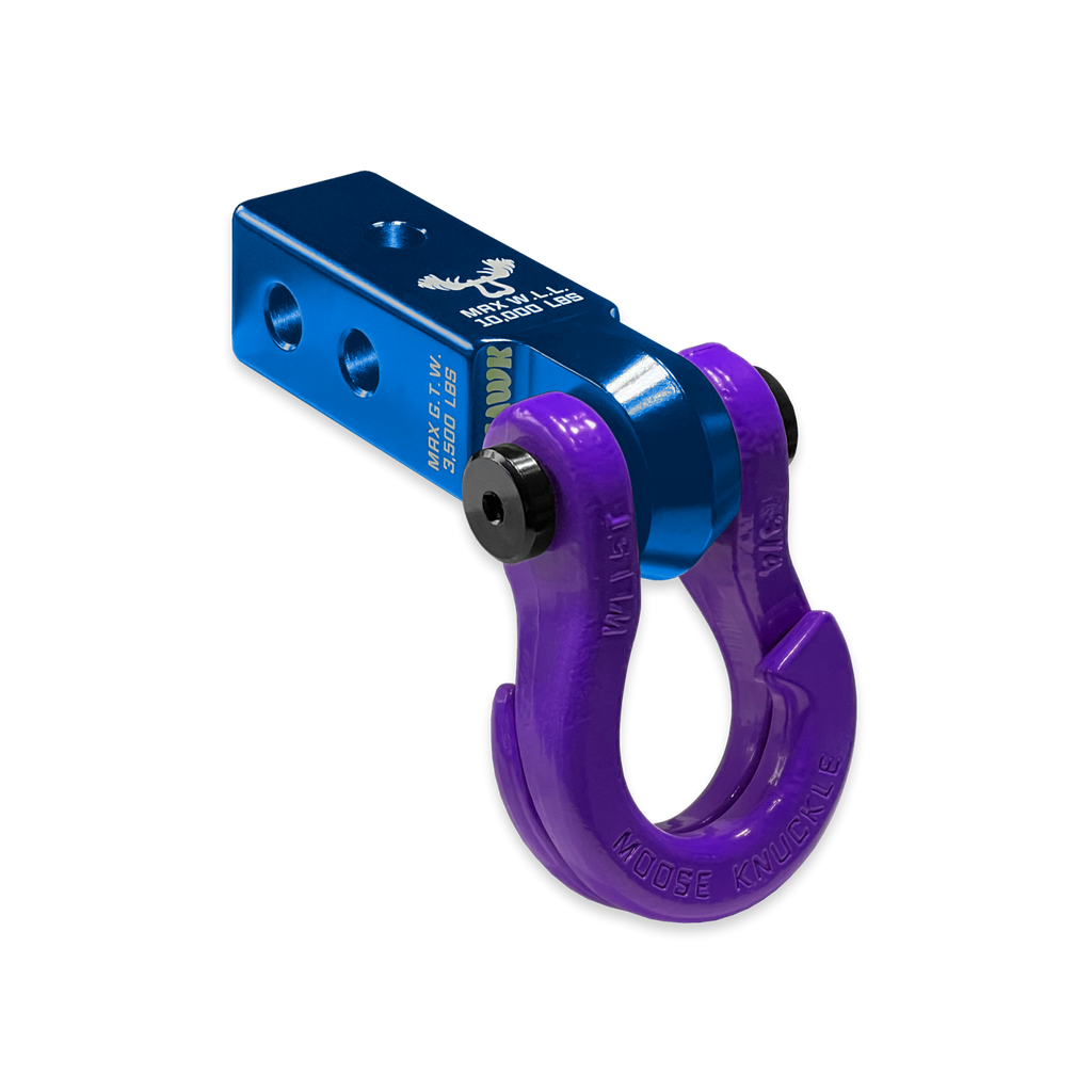 Jowl 3/4 Split Shackle and Mohawk 2.0 Receiver Combo Blue Pill / Grape Escape Moose Knuckle Offroad