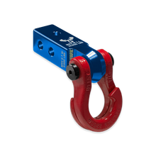 Load image into Gallery viewer, Jowl 3/4 Split Shackle and Mohawk 2.0 Receiver Combo Blue Pill / Flame Red Moose Knuckle Offroad