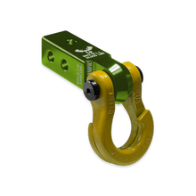 Load image into Gallery viewer, Jowl 3/4 Split Shackle and Mohawk 2.0 Receiver Combo Bean Green / Detonator Yellow Moose Knuckle Offroad