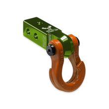 Load image into Gallery viewer, Jowl 3/4 Split Shackle and Mohawk 2.0 Receiver Combo Bean Green / Obscene Orange Moose Knuckle Offroad